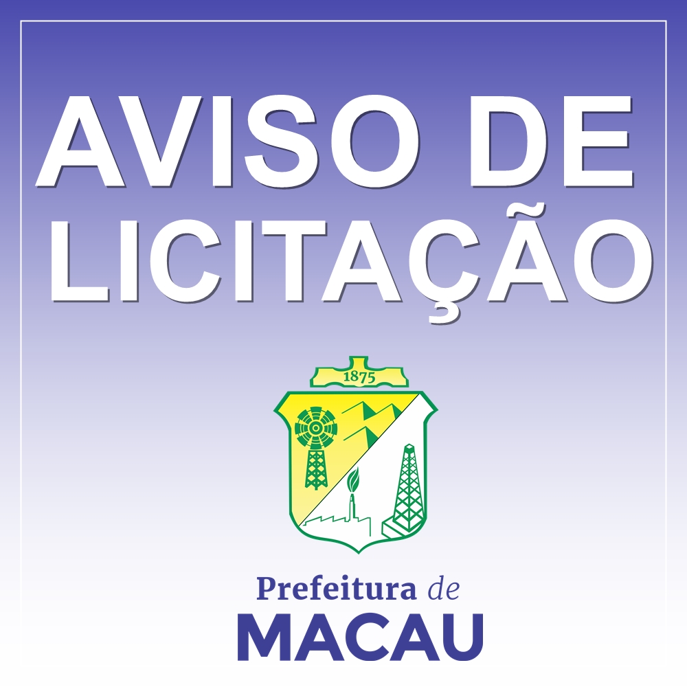 AVISO DE LICITA\u00c7\u00c3O - MACAU